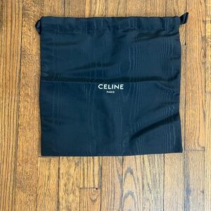 Celine Elegant Black Drawstring Pouch